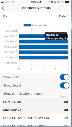 TimeControl Mobile App