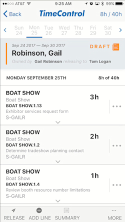 TimeControl Mobile App